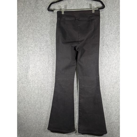 Frame Jean Women 1 (25 - 29) Black Noir High Rise Comfort The Jetset Flare Hippi - Picture 6 of 9